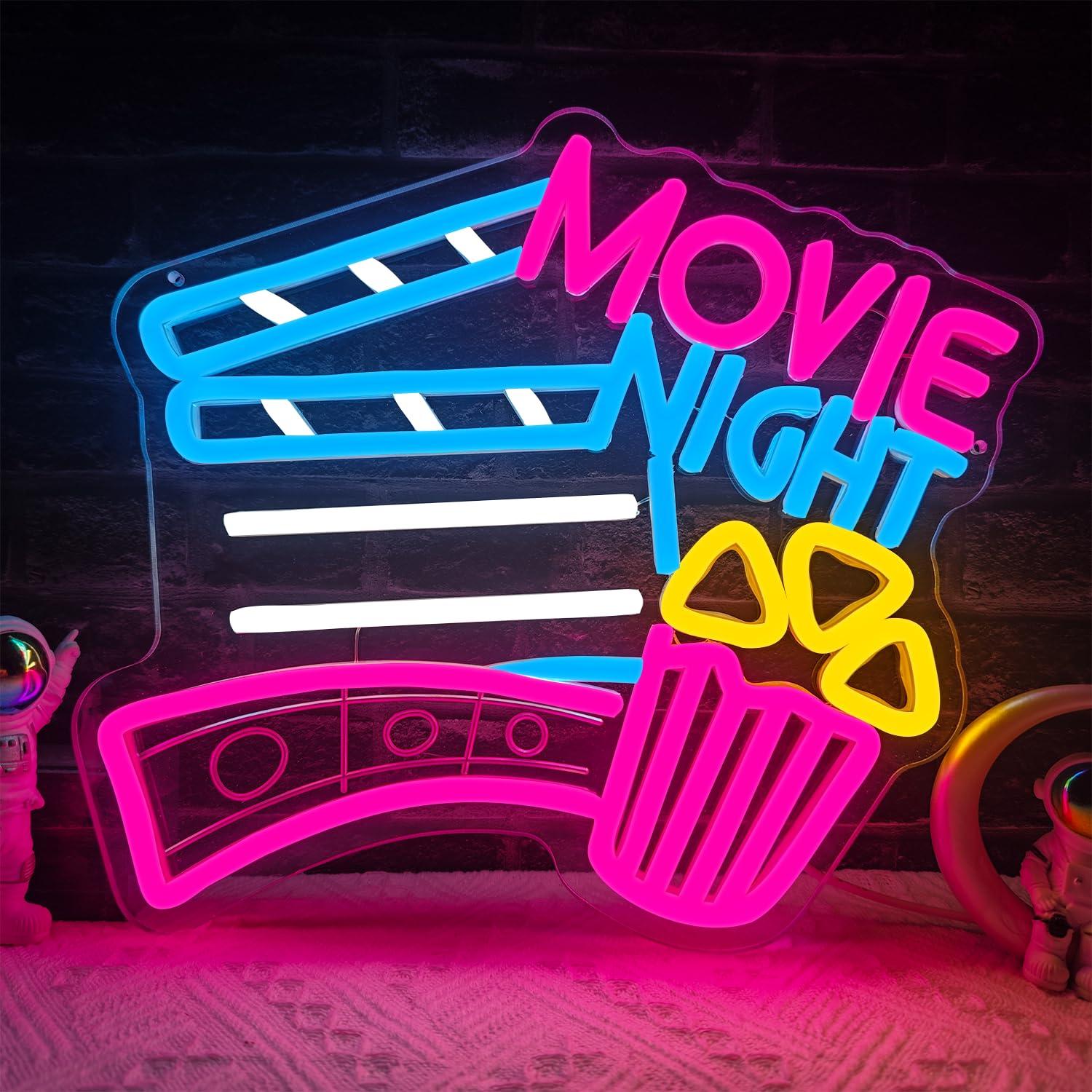 Home Cinema Night - Filmavond Neonlicht USB Dimbaar LED Neonlicht