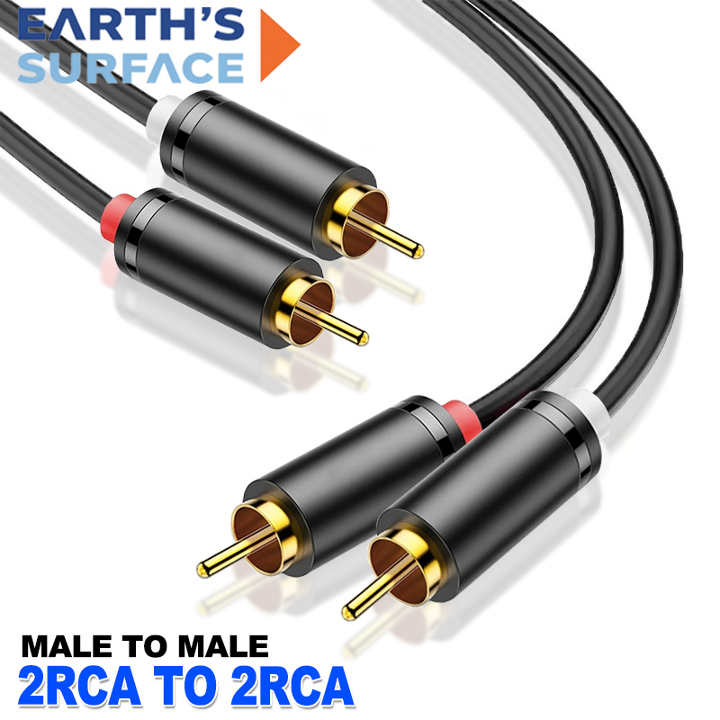 Home Cinema Ampli - Dual RCA-kabel HIFI Stereo 2 RCA