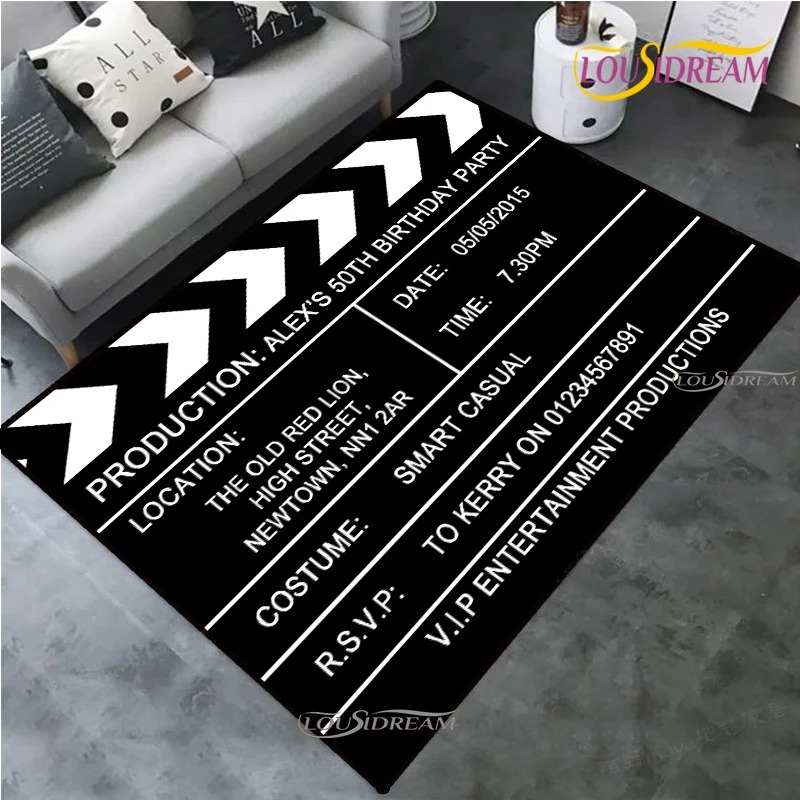 Home Cinema Night - Vintage projector thema filmavond clapperboard retro