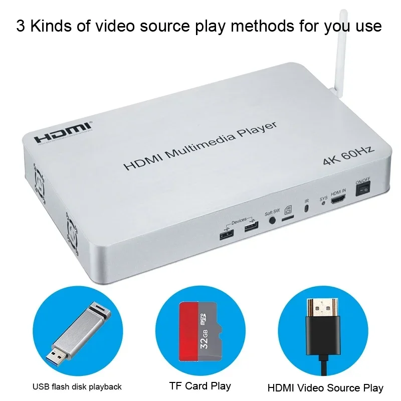 4K 60Hz 10-kanaals HDMI multim - 4K Media Player recensie en prijs
