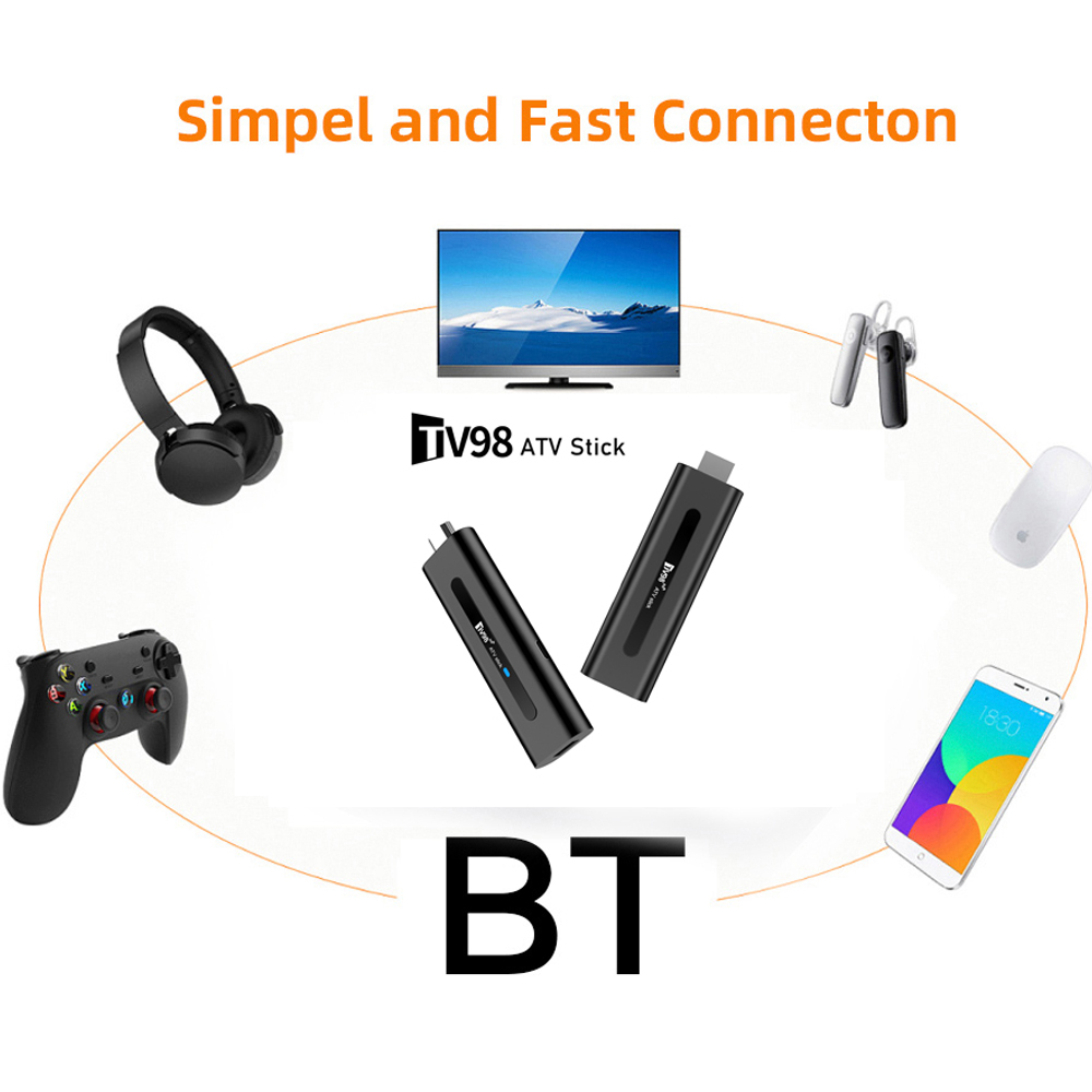 TV98 ATV TV Stick Allwinner H3 - 4K Media Player recensie en prijs