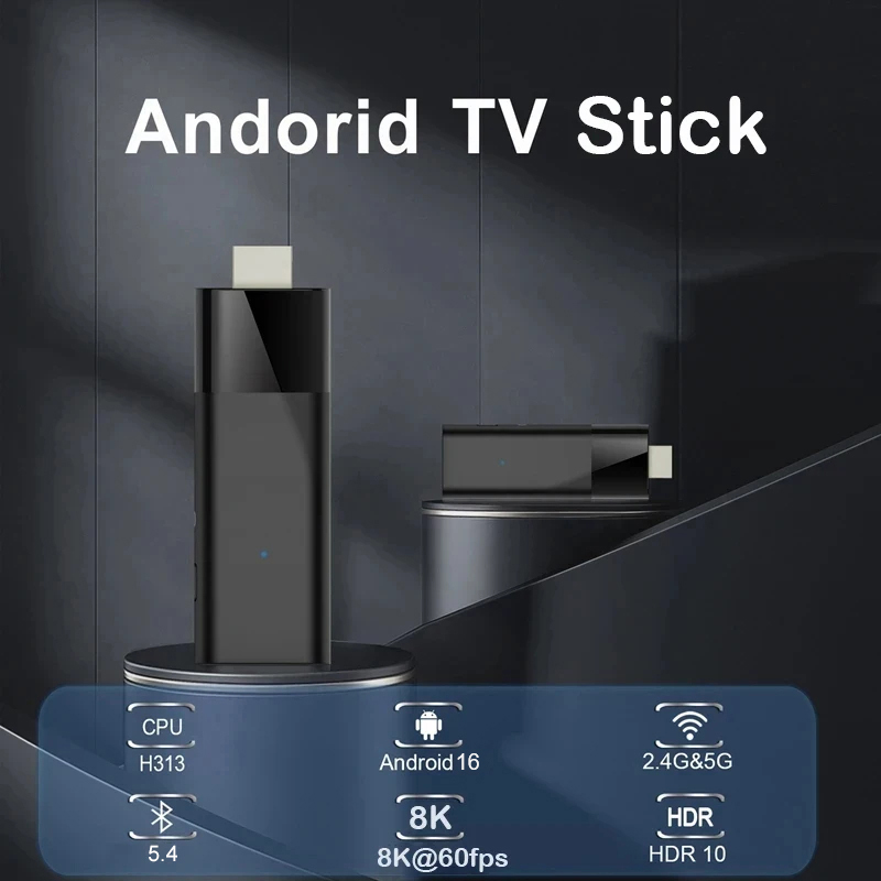 4K Android 16 TV Stick Smart T - 4K Media Player recensie en prijs