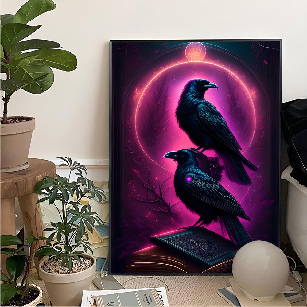 Zwarte Raaf En Magische Uil Sc - Home Cinema Wallpaper recensie en prijs