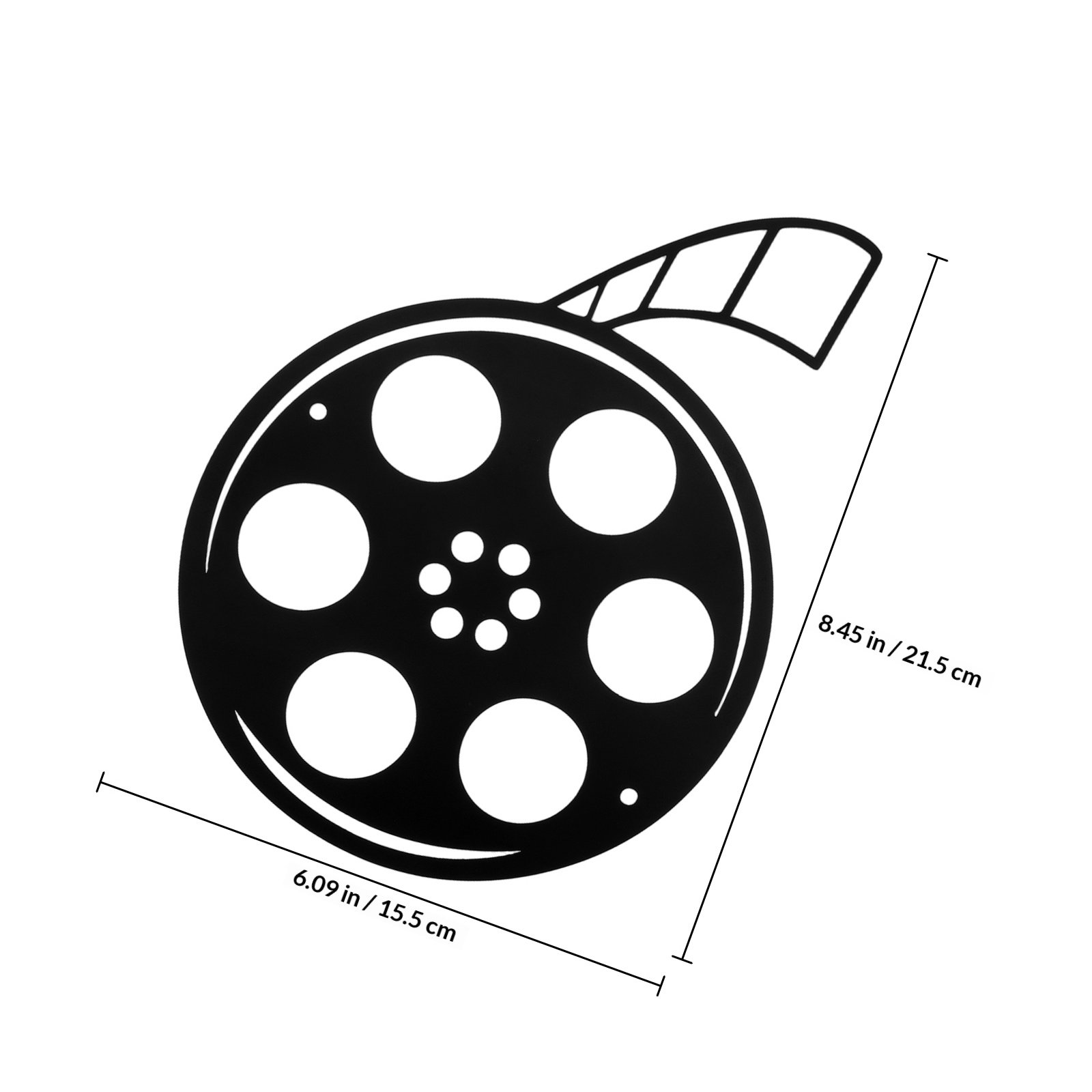 Filmrol Wanddecoratie Metaal R - Home Cinema Night recensie en prijs