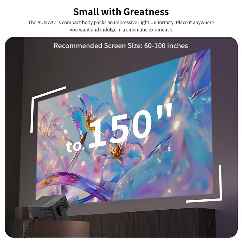 AUN A32 Pro Android 13 Project - Home Cinema Night recensie en prijs