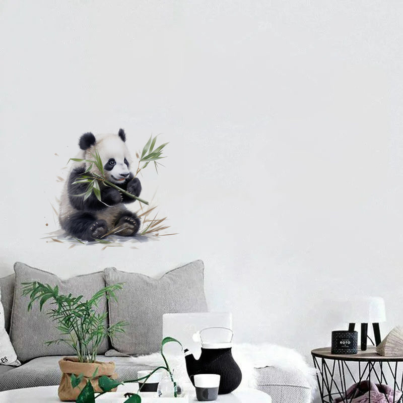 C76 #   Aquarel Panda muurstic - Home Cinema Wallpaper recensie en prijs