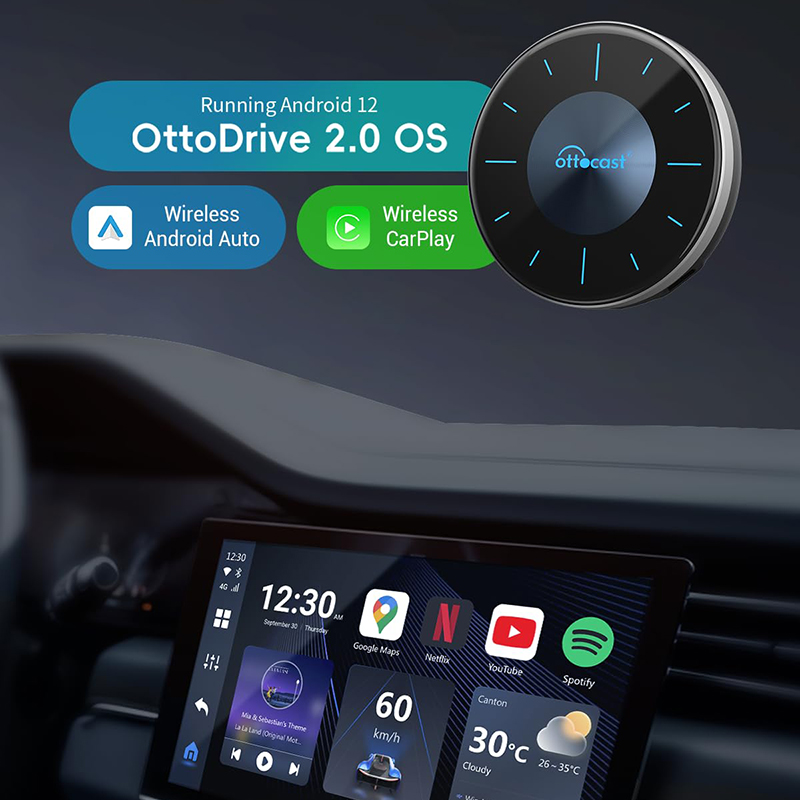 OTTOCAST P3 CarPlay AI Box Dra - Home Cinema Youtube recensie en prijs