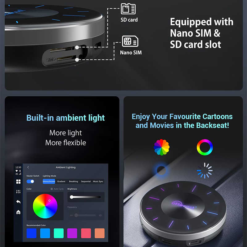 OTTOCAST P3 CarPlay AI Box Dra - Home Cinema Youtube recensie en prijs