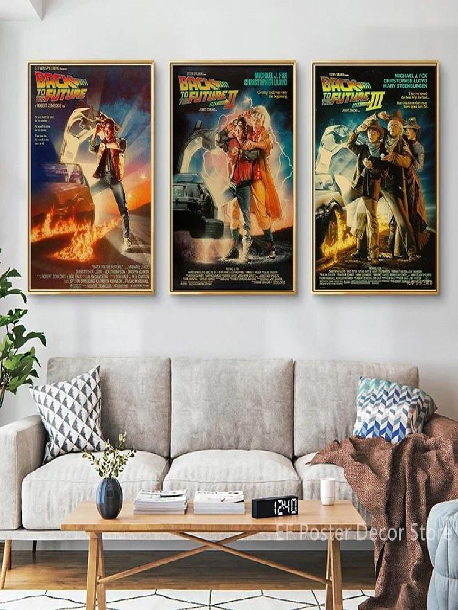 Vintage Back To The Future Mov - Home Cinema Wallpaper recensie en prijs